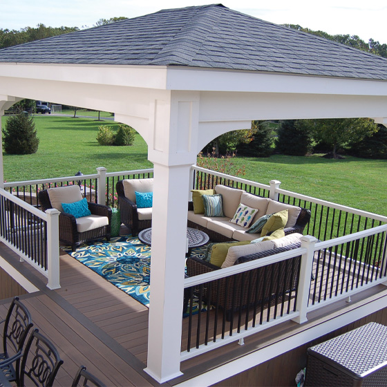deck with roof from CKC Landscaping