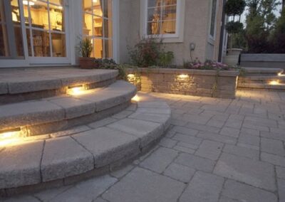 patio with stairs leading to house from CKC Landscaping
