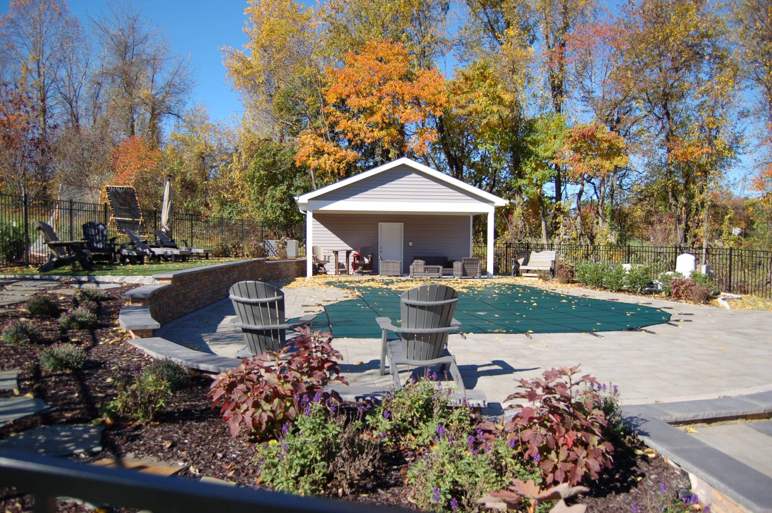 Patio with roofed area from CKC Landscaping