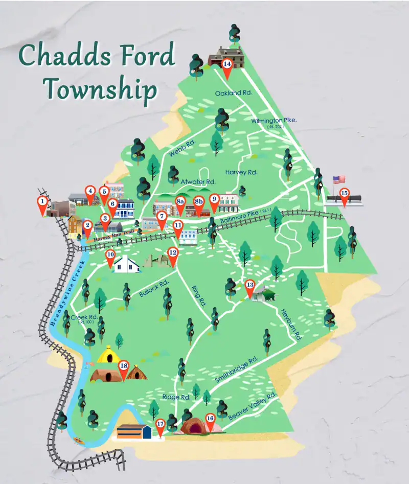 Chadds Ford Area Map Chadds Ford Area Map