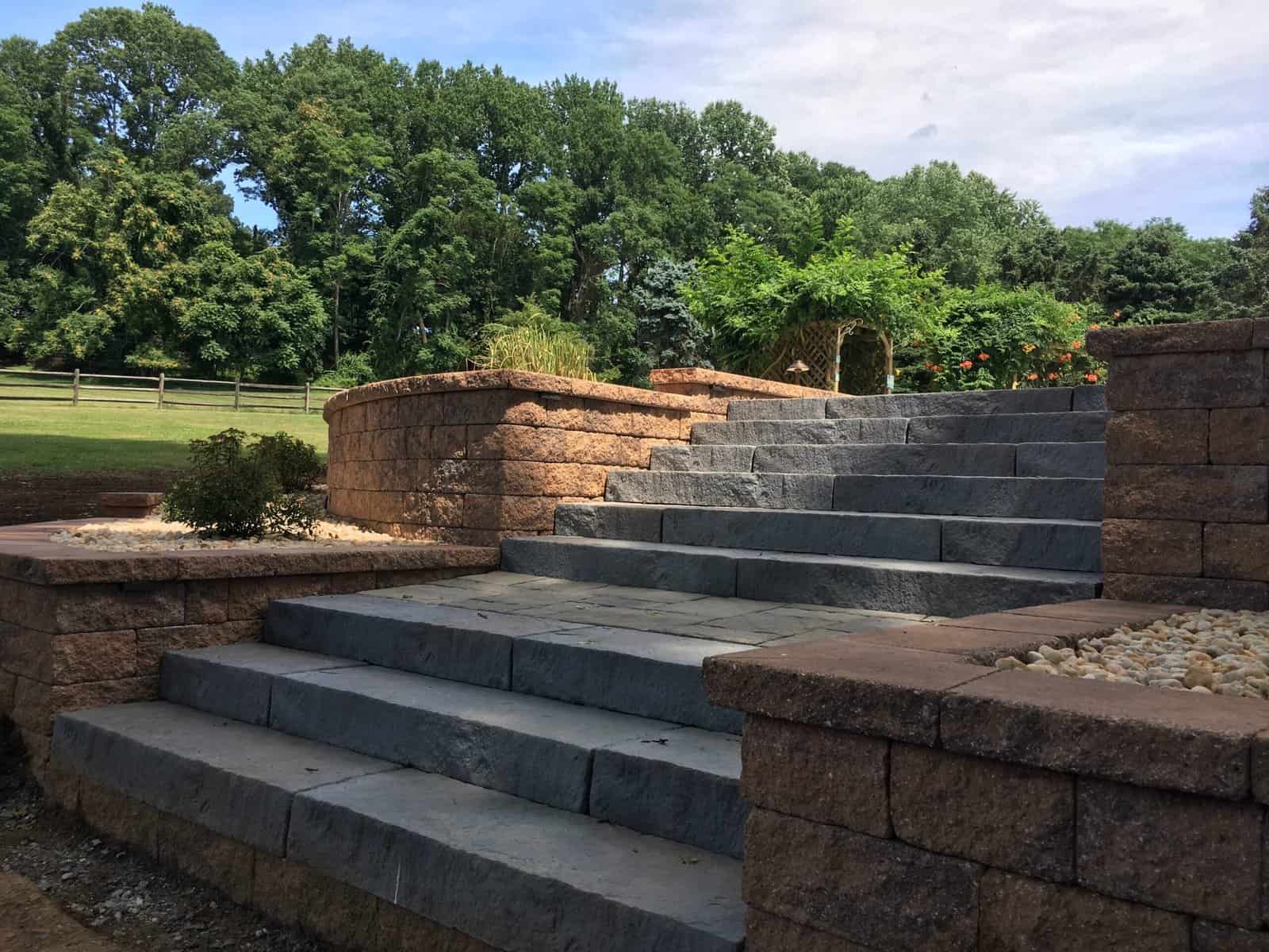 Bluestone-Steps-Front-Entry-Swarthmore.jpg Thermal bluestone steps and landing for front entrance in Swarthmore.
