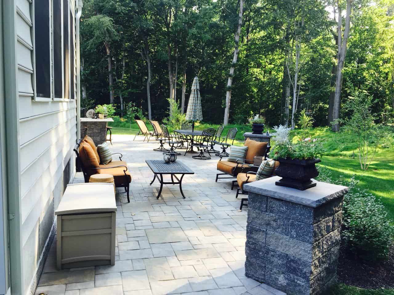 Radnor-Luxury-Paver-Patio-Design Luxury paver patio design and installation in Radnor, PA by CKC Landscaping.