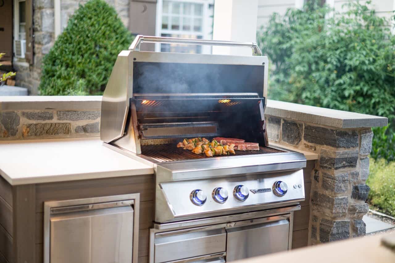 Outdoor-Kitchen-Grill-CKC-Landscaping Outdoor Kitchens and grills built by CKC Landscaping West Chester, PA