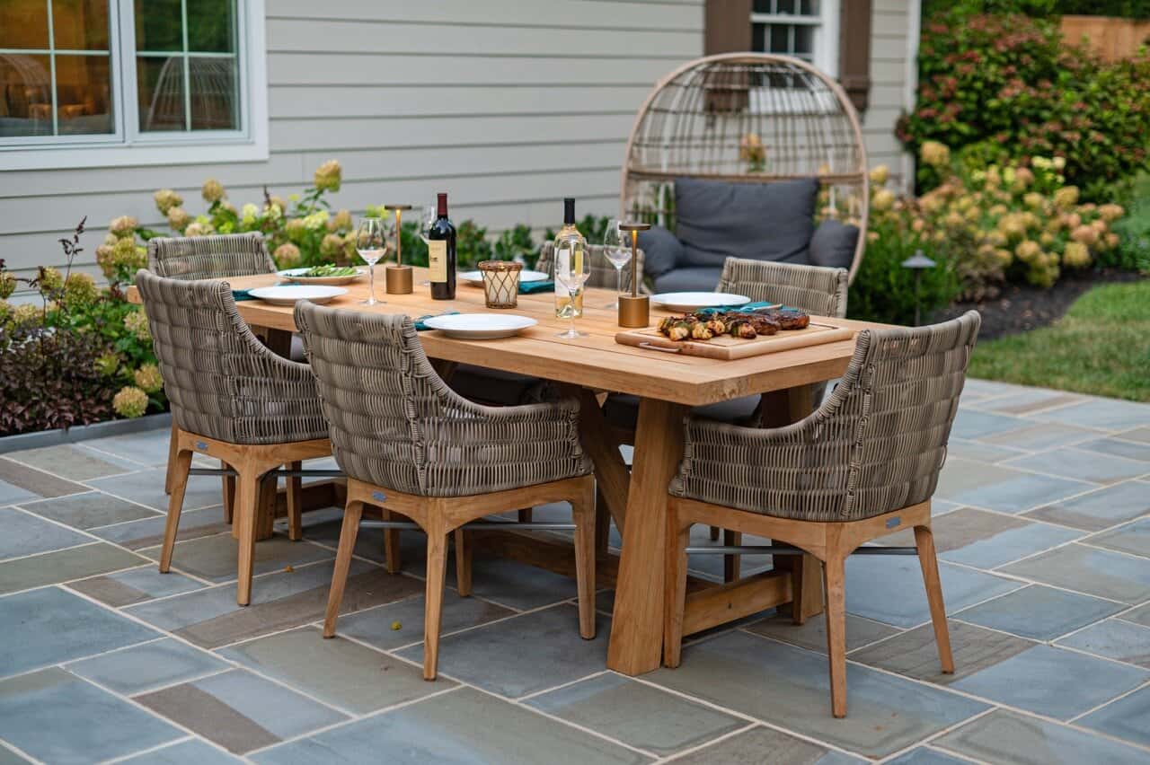 Outdoor Living Space designed and built by CKC Landscaping