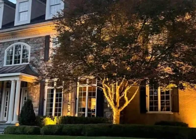 LED Lighting designed and installed by CKC Landscaping | West Chester, PA